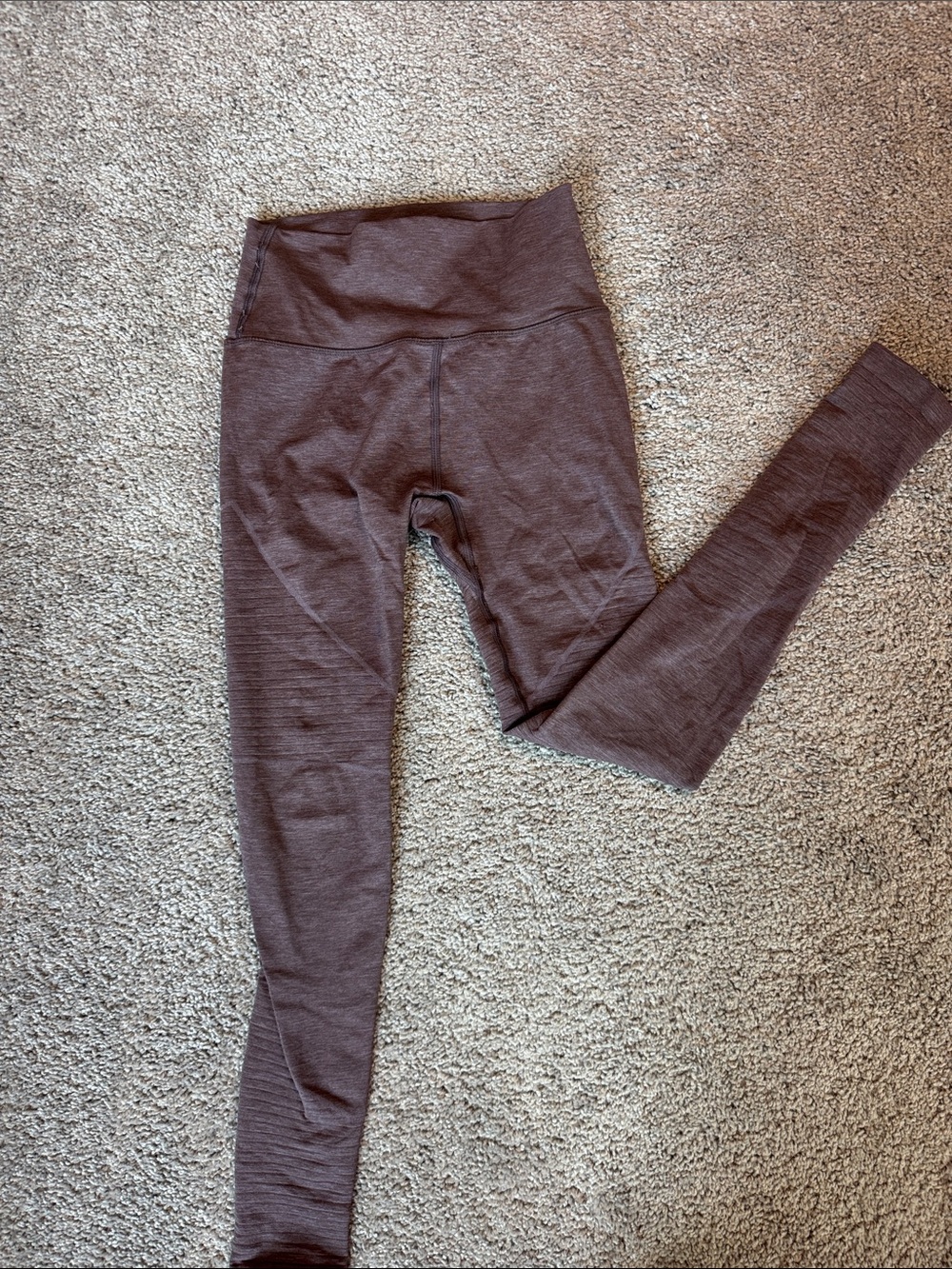 Alphalete High-Waist Seamless Leggings - Mauve